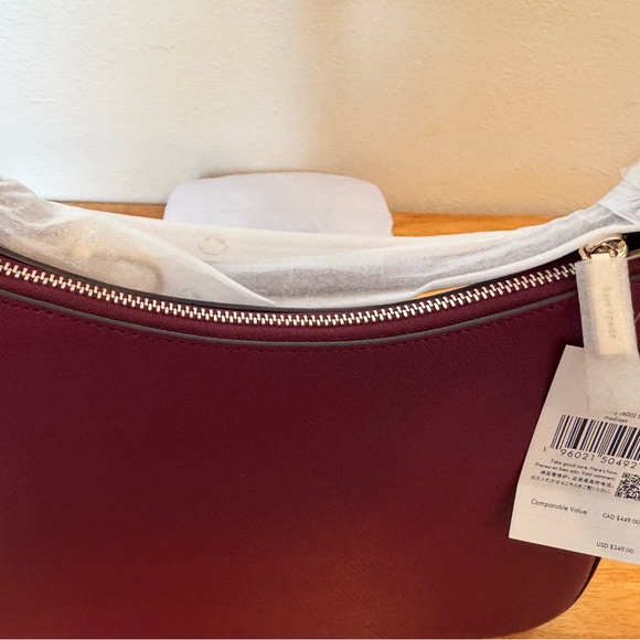 NWT Kate Spade Madison Convertible Shoulder Bag Crossbody BlackBerry - Picture 4 of 8